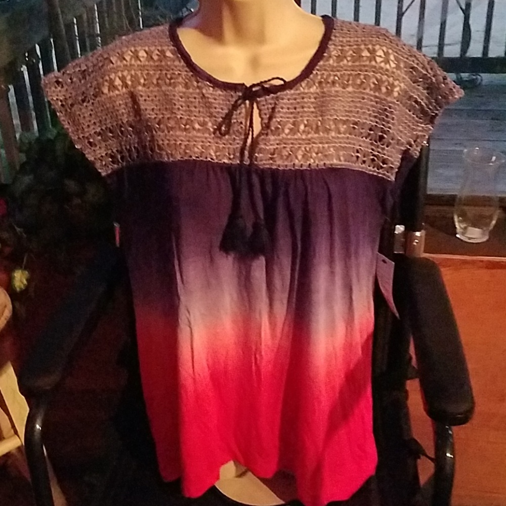 Ladies short sleeve cardigan